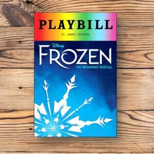 Frozen‎ Playbill Broadway Musical Refrigerator Fridge Locker Tool Box Magnet